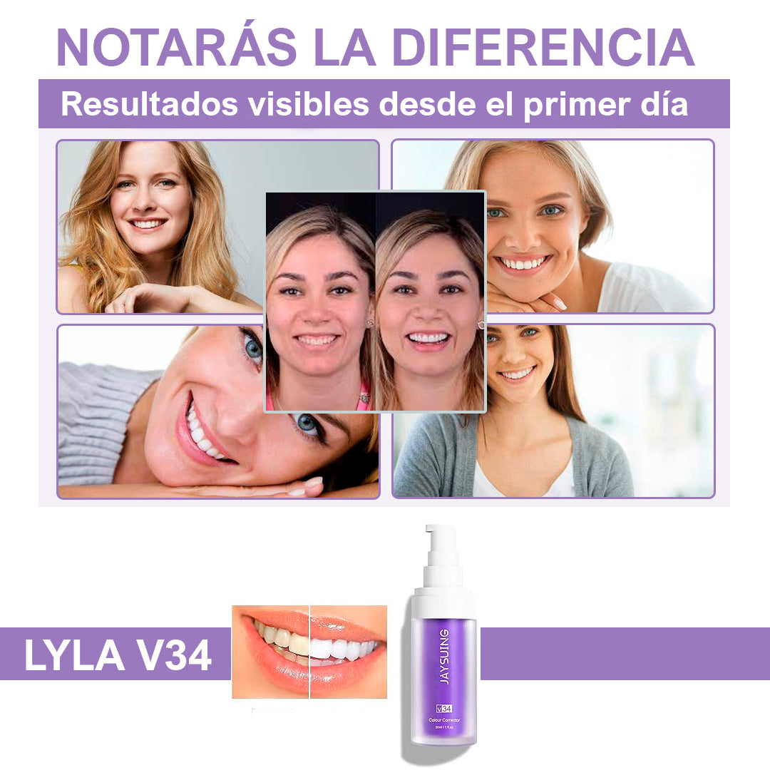 Blanqueador Dental Lyla V34  - ¡El Nuevo Método Que Hará Tu Sonrisa Más Blanca y Más Brillante!