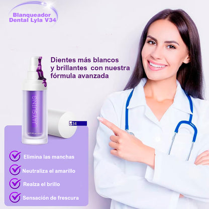 Blanqueador Dental Lyla V34  - ¡El Nuevo Método Que Hará Tu Sonrisa Más Blanca y Más Brillante!