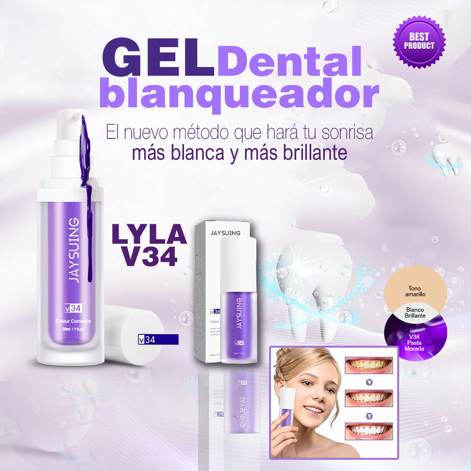 Blanqueador Dental Lyla V34  - ¡El Nuevo Método Que Hará Tu Sonrisa Más Blanca y Más Brillante!